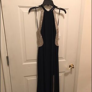Dark Navy blue Xscape prom/formal dress
